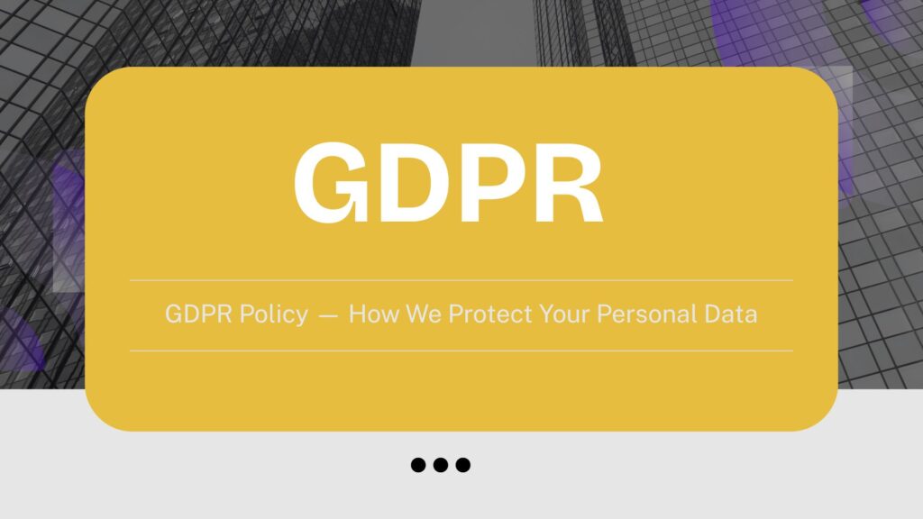 GDPR Policy